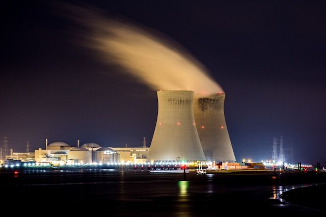 Kerncentrale - energie - antwerpen